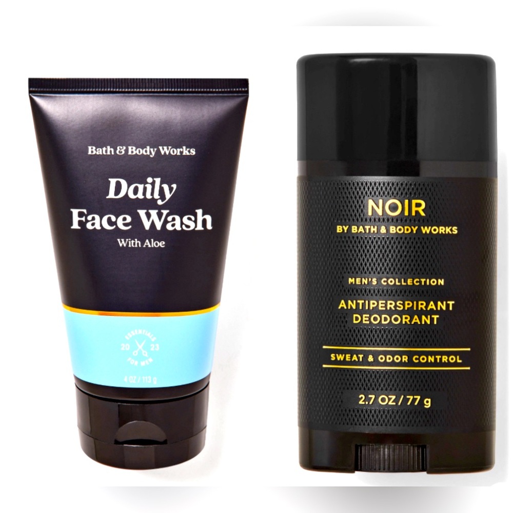 Duo of Bath & Body Works Men’s Face Wash & Deodorant